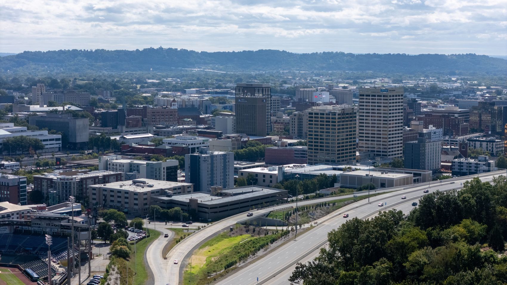 Skyline — real Tennessee aerial captured by UUAS